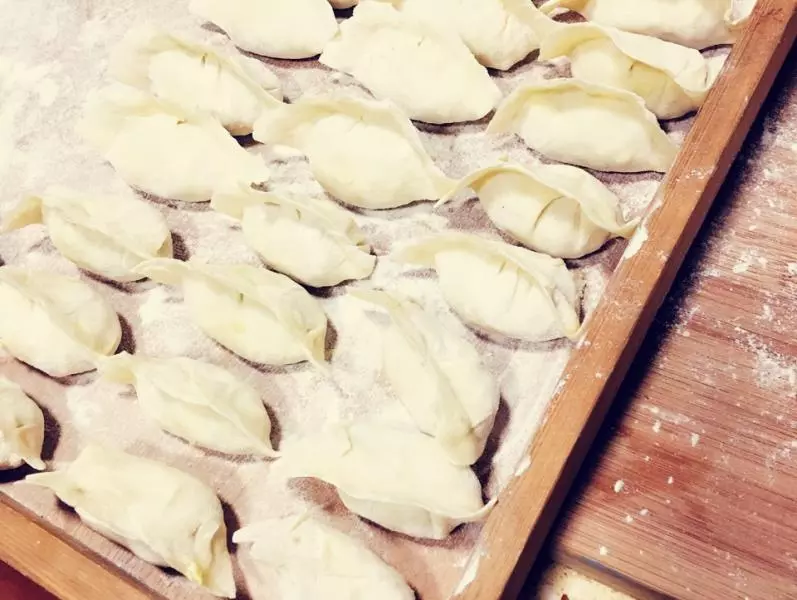 超级香的白菜海米素水饺