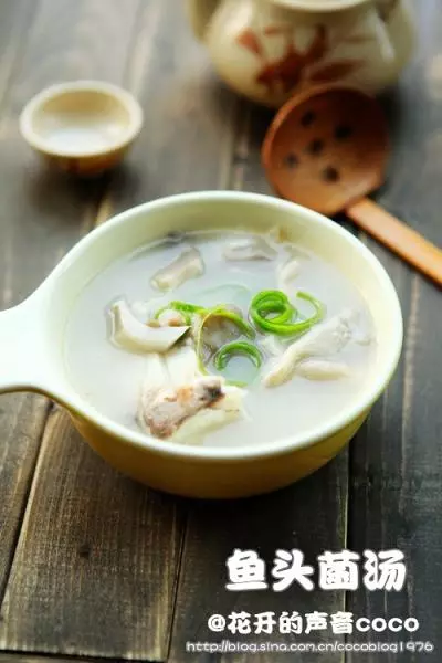 奶白鱼头菌汤