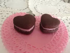 情人节巧克力夹心饼干