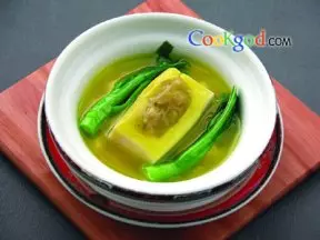 黄烩石蛤豆腐