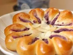紫薯面包花儿