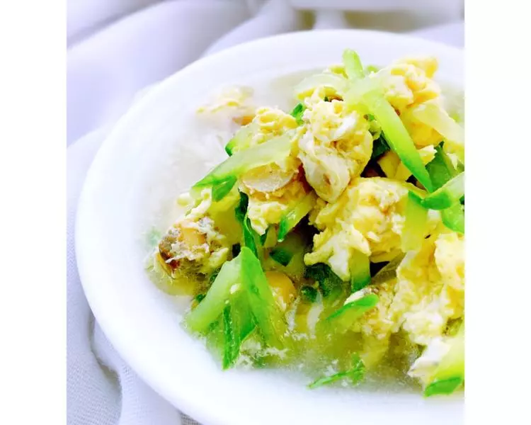 黄瓜竹蛏鸡蛋汤（可做面卤）