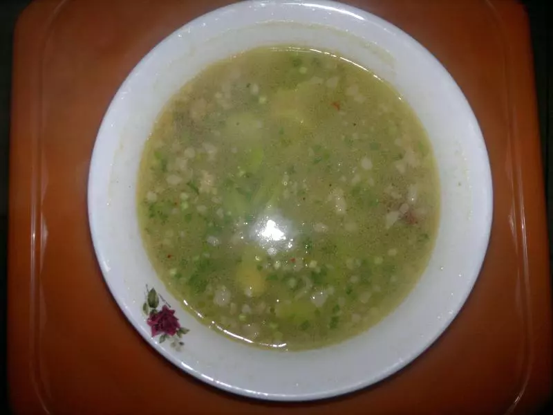 肉沫蚕豆汤