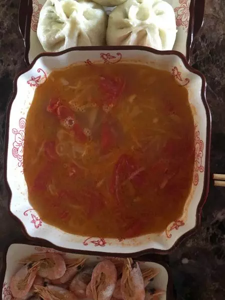 西红柿土豆丝汤