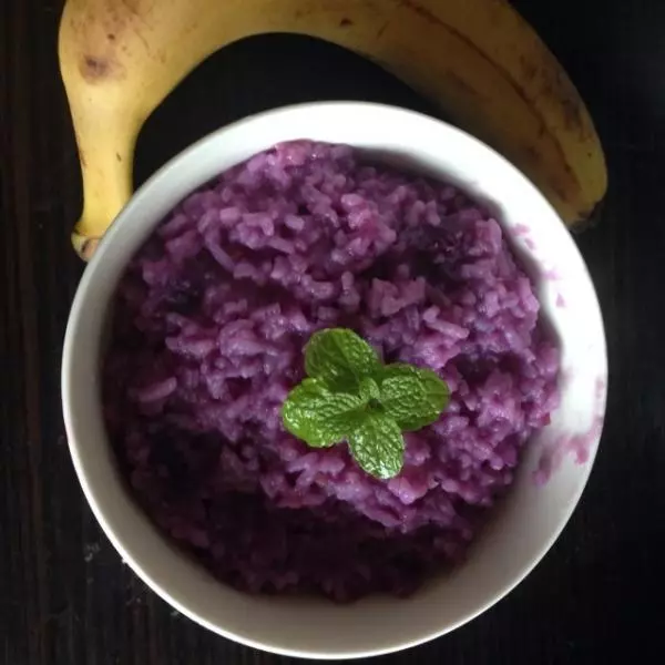 盆栽紫薯饭