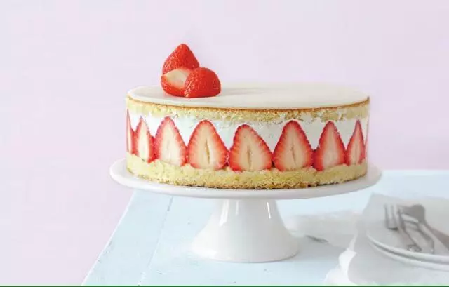 法式草莓蛋糕（无黄油低卡版）