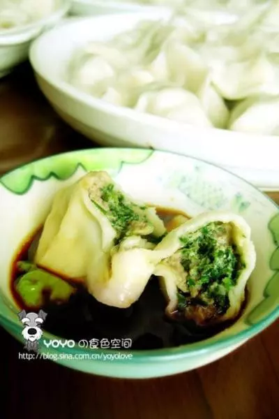 碱蓬菜水饺