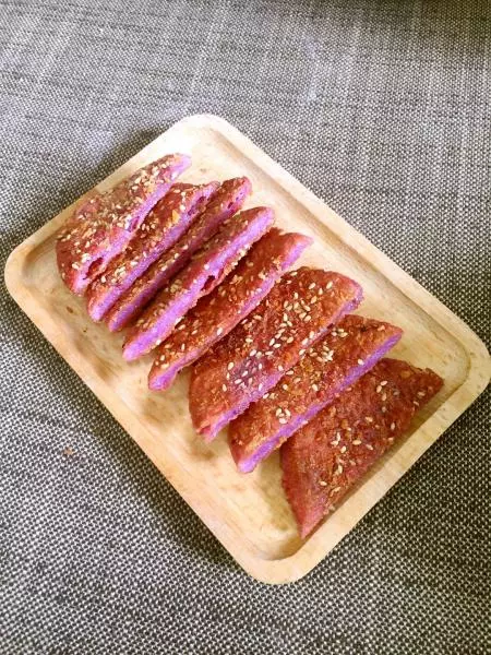 黄油紫薯饼