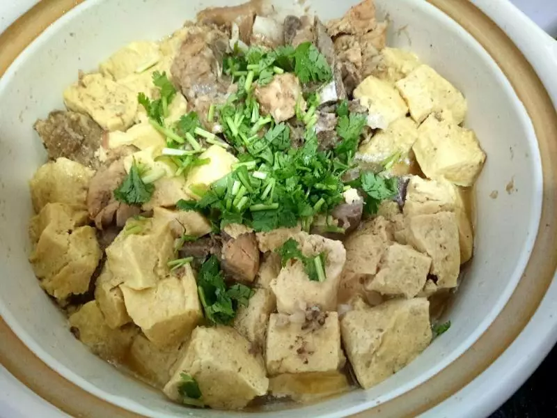 冻豆腐炖排骨
