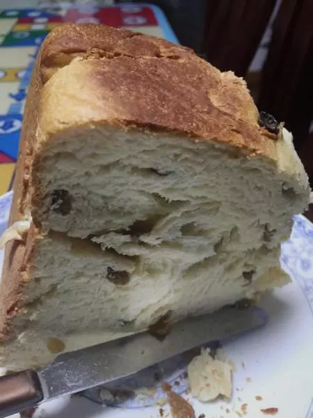 椰丝葡萄干面包 （面包机版）