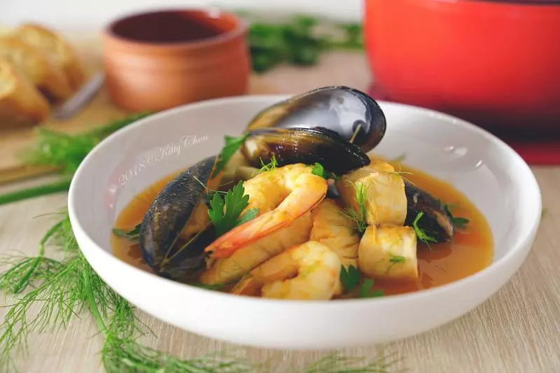 李夫人的自我修养：“不过如此”的马赛海鲜汤 Bouillabaisse Style Seafood Stew