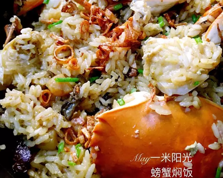 螃蟹焖饭、膏蟹蒸饭