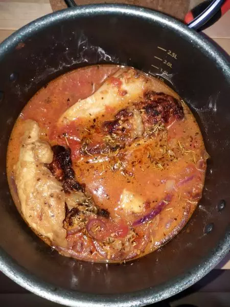 番茄羅勒燉雞胸