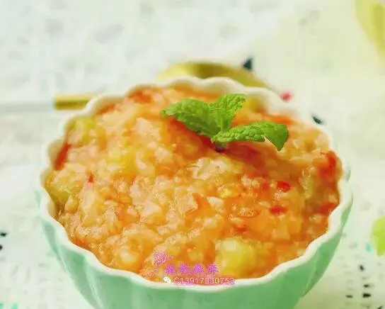 虾皮丝瓜番茄粥
