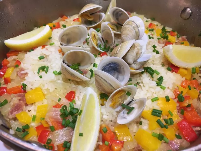 清酒蛤蜊大锅饭（日式paella）