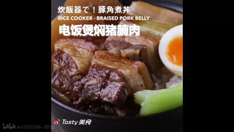 电饭煲焖猪腩肉-Tasty