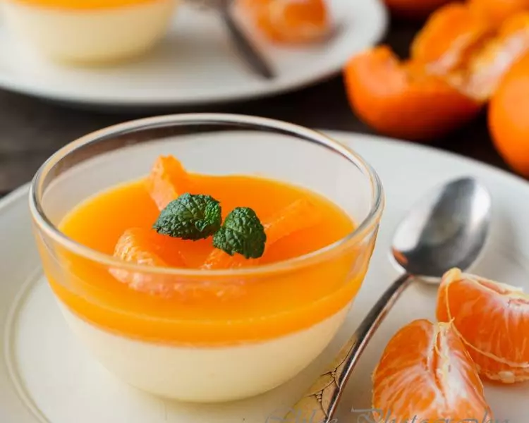 橘子酸奶冻