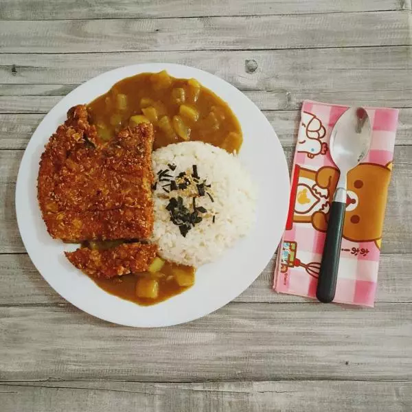 “肉の食记”咖喱猪排丼?