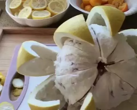 手工蜂蜜柠檬柚子茶