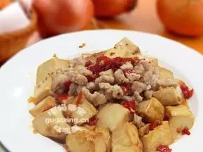 剁椒豆腐炒肉末