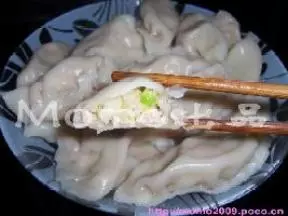白菜虾皮饺