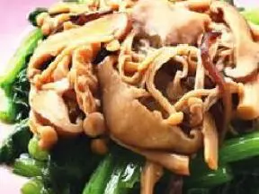 鲜菇拌青菜