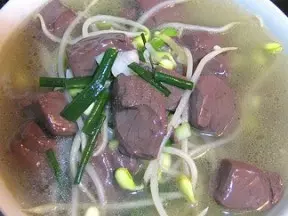 芽菜猪红汤