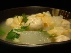 手工肉丸子汤
